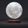 Magnetic Levitating Moon Lamp, Floating LED Light with 3D Design - Aroflit