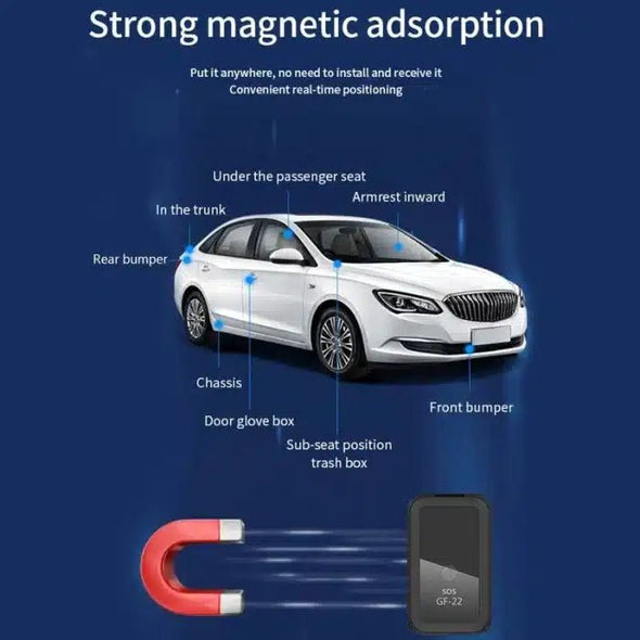 Magnetic Real - Time Car GPS tracker & Voice Recorder - Aroflit