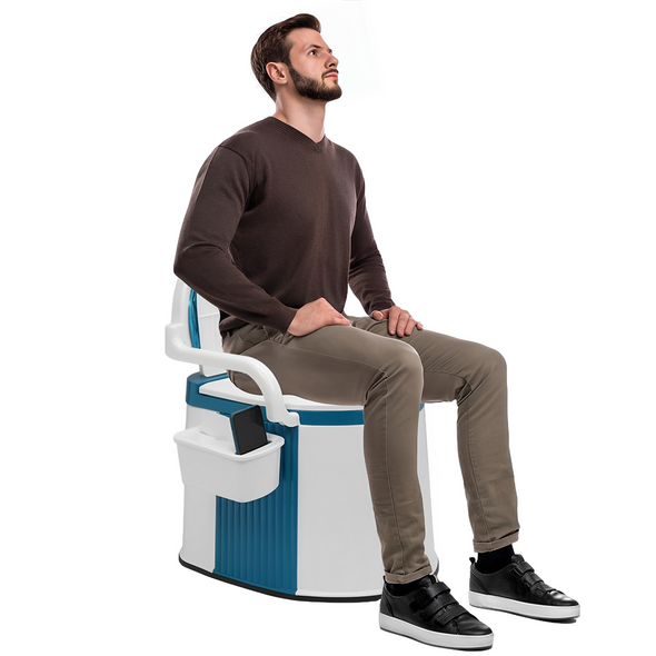 Portable Toilet for Adults & Elderly, Outdoor & Indoor Use