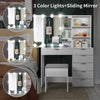 Makeup Vanity Mirror Desk With LED Lights - Aroflit