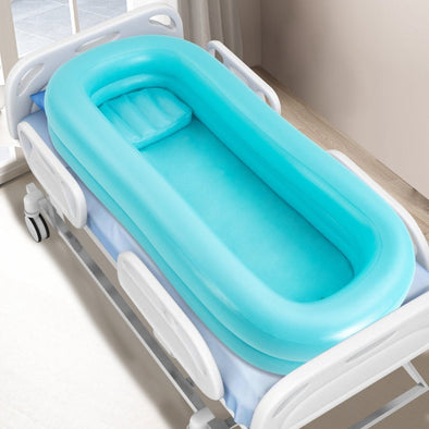 Medical Inflatable Bedside Bath Tub for Elderly & Handicapped - Aroflit