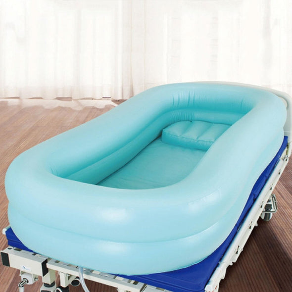 Medical Inflatable Bedside Bath Tub for Elderly & Handicapped - Aroflit