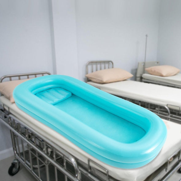 Medical Inflatable Bedside Bath Tub for Elderly & Handicapped - Aroflit