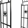 Metal Garden Trellis Vinyl Rose Arbor Archway Gate - Aroflit