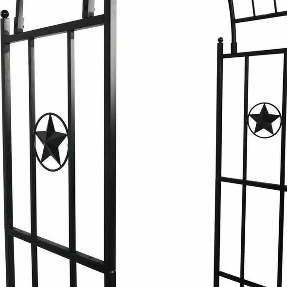 Metal Garden Trellis Vinyl Rose Arbor Archway Gate - Aroflit