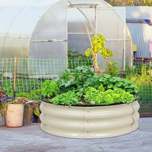 Metal Raised Garden Flower Vegetable Boxes Bed - Aroflit