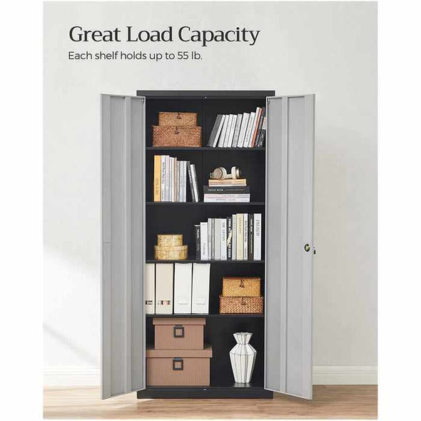 Metal Steel Garage Storage File Locking Cabinet - Aroflit