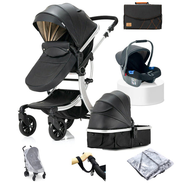 Mila™ Baby Pram Travel System 3 in 1 - Aroflit