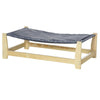 Modern Indoor Wooden Pet Dog / Cat Platform Elevated Cot Bed - Aroflit