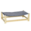 Modern Indoor Wooden Pet Dog / Cat Platform Elevated Cot Bed - Aroflit