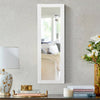 Modern Over The Door Jewelry Armoire Mirror with Storage and Lock - Aroflit