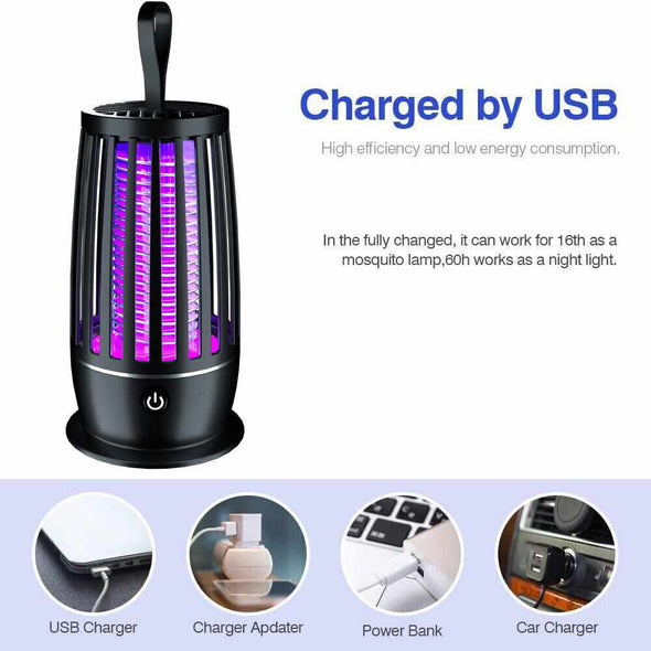 Mosquito Killer Lamp Electric Rechargeable Bug Zapper - Aroflit