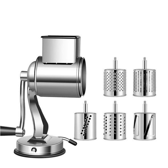 Multi - Functional Kitchen Rotary Grater, Shredder, Slicer for Meal Prep - Aroflit