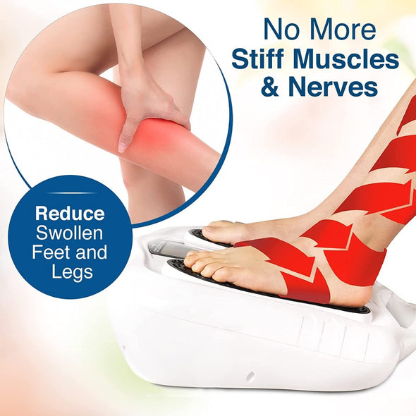 Multi - functional TENS & EMS Infrared Foot Massager, Pain Relief - Aroflit