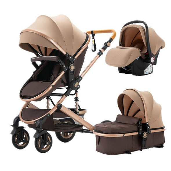 MyBabyRide™ 3 in 1 Portable Luxury Baby Stroller - Aroflit