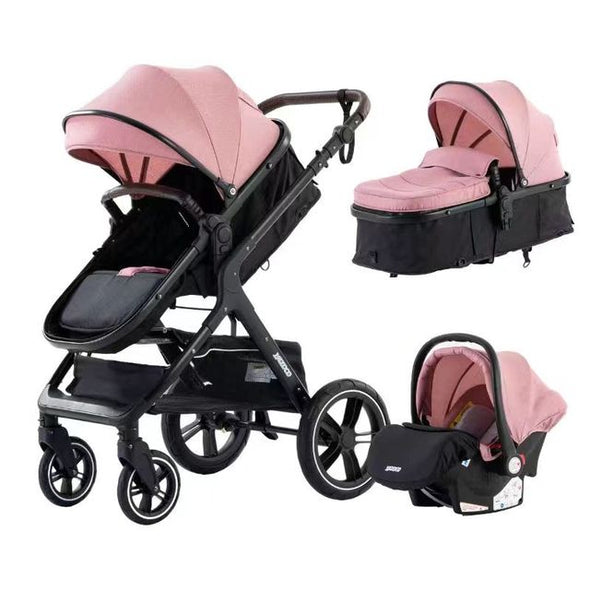 MyBabyRide™ 3 in 1 Portable Luxury Baby Stroller - Aroflit