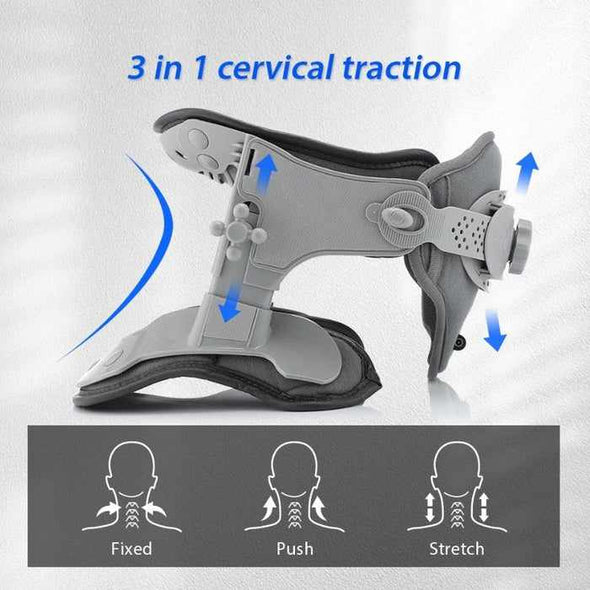 Neck Cervical Tractor Support Brace Collar - Aroflit