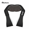 Neck Shoulder and Back Massager With Heat Massage / Low Noise and Over Heating Protection Mode – Beige / 4 Keys - Aroflit