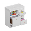 Nursery Baby Changing Table Dresser With Drawers - Aroflit