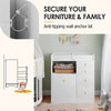 Nursery Baby Changing Table Dresser With Drawers - Aroflit