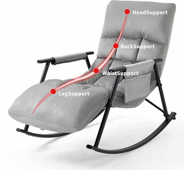 Nursing Breastfeeding Rocking Recliner Chair - Aroflit