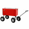 Outdoor Camping Ice Cooler Chest With Rolling Wheels - Aroflit