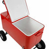 Outdoor Camping Ice Cooler Chest With Rolling Wheels - Aroflit