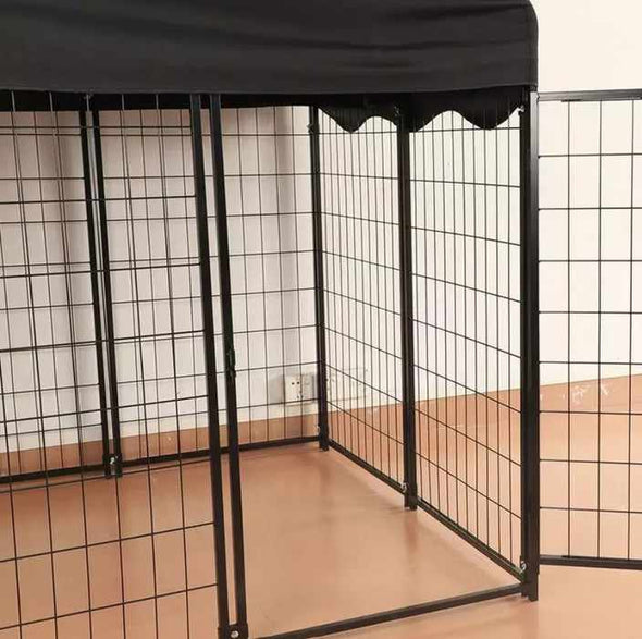 Outdoor Extra Large Heavy Duty Covered Roof Dog Kennel - Aroflit