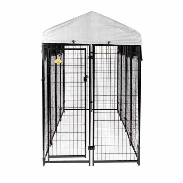 Outdoor Extra Large Heavy Duty Covered Roof Dog Kennel - Aroflit