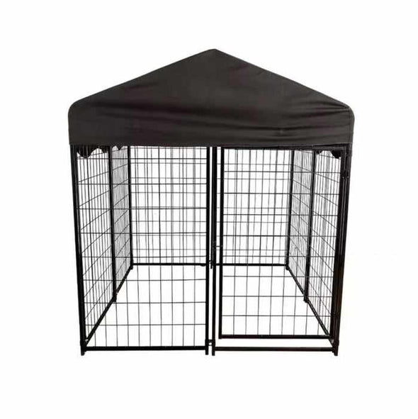 Outdoor Extra Large Heavy Duty Covered Roof Dog Kennel - Aroflit
