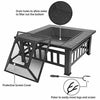 Outdoor Fire Pit Table – Heavy Duty Iron Mesh and Frame – 25.35 lbs / Black - Aroflit