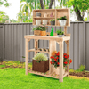 Outdoor Gardening Potting Workbench Table with Storage, Perfect - Aroflit