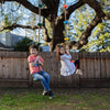 Outdoor Single Disk Tree Swing for Kids, Adjustable Height - Aroflit