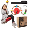Outdoor Single Disk Tree Swing for Kids, Adjustable Height - Aroflit