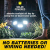 Outdoor Solar LED Floodlight with Motion Sensor and Remote Control - Aroflit