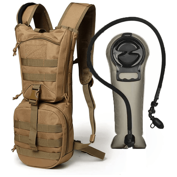 Outdoor Tactical Hiking Running Hydration Water Bladder Backpack, 3L - Aroflit