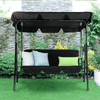 Patio Backyard Standing Cushioned Porch Swing Bench - Aroflit