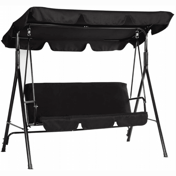 Patio Backyard Standing Cushioned Porch Swing Bench - Aroflit