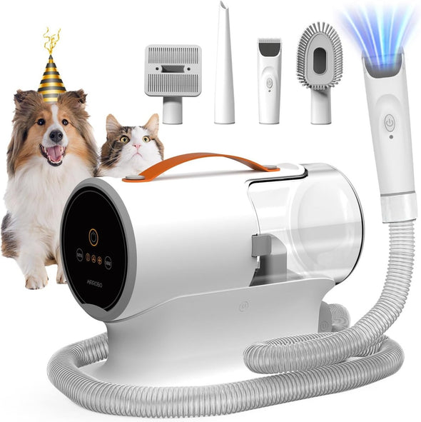 Pet Grooming Vacuum Cleaner, Quiet, Powerful 12000PA Suction - Aroflit