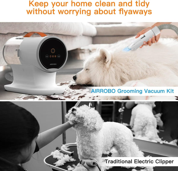Pet Grooming Vacuum Cleaner, Quiet, Powerful 12000PA Suction - Aroflit