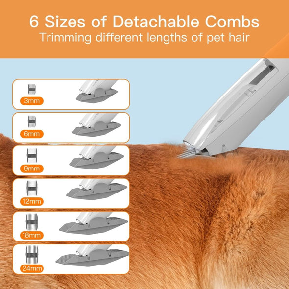 Pet Grooming Vacuum Cleaner, Quiet, Powerful 12000PA Suction - Aroflit