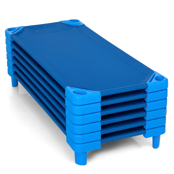 Cozy Preschool Toddler Nap Cot Bed 6 Pack for Daycare & Home Use