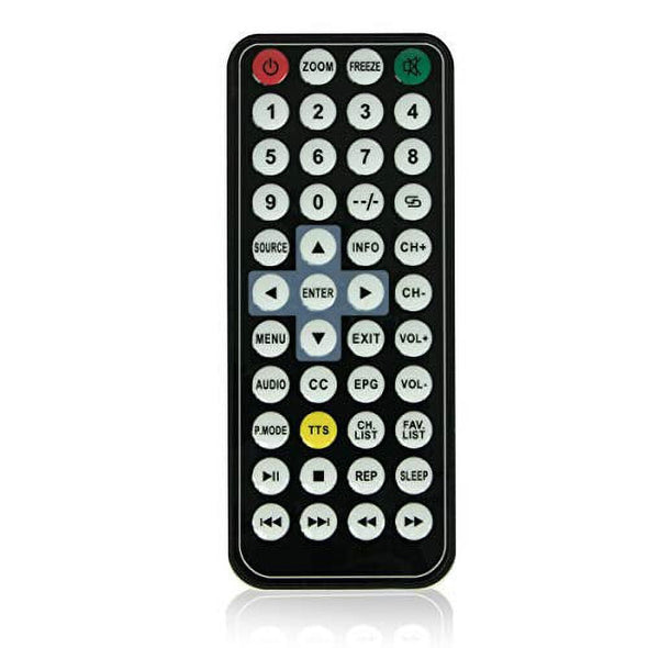 Portable 9" LCD TV, Battery Operated, Detachable Antennas, USB Input - Aroflit