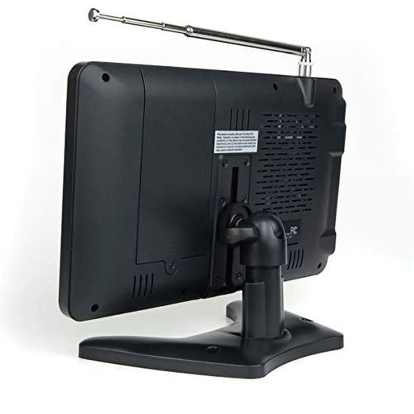 Portable 9" LCD TV, Battery Operated, Detachable Antennas, USB Input - Aroflit