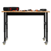 Portable Adjustable Woodworking Garage Mobile Workbench Table - Aroflit