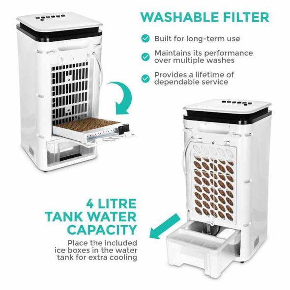 Portable Air Cooler Humidifier with Remote Control - Aroflit