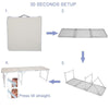 Portable Aluminum Folding Table for Indoor & Outdoor Use, Compact - Aroflit
