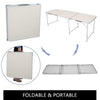 Portable Aluminum Folding Table for Indoor & Outdoor Use, Compact - Aroflit