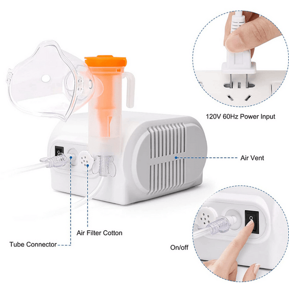 Portable Asthma Nebulizer Breathing Machine - Aroflit