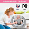 Portable Baby Swing Chair with Bluetooth, Safety Belt & Lullabies - Aroflit
